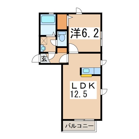 ヴィラージュ23の物件間取画像